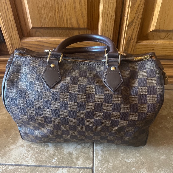 Authentic Louis Vuitton Damier Ebene Speedy 30 - Picture 12 of 12